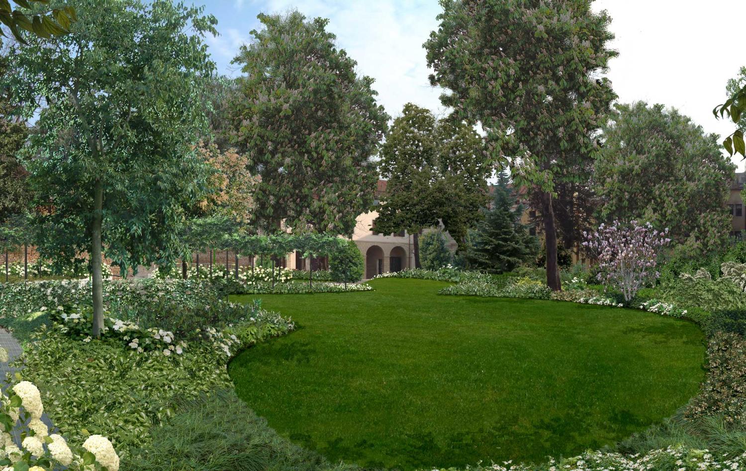 progetto di giardino di San Benedetto Group - Tecnica Verde a Padova