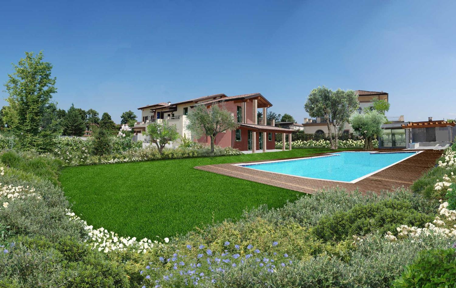 progetto di giardino di San Benedetto Group - Tecnica Verde a Piacenza