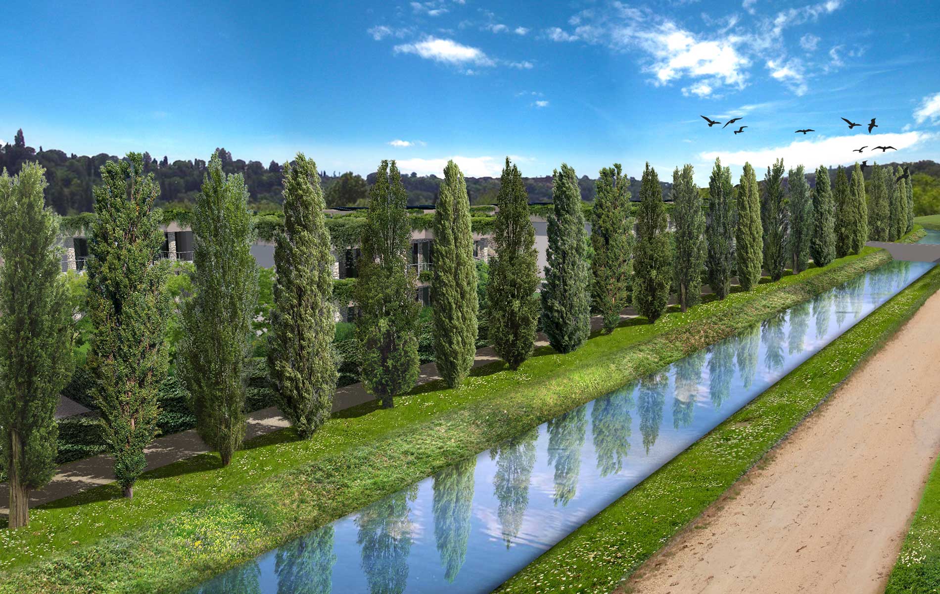 progetto di giardino di Vivai San Benedetto a valeggio sul mincio (Verona)