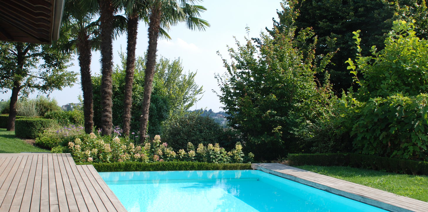 realizzazione progetto di giardino di San Benedetto Group - Tecnica Verde a Cantù in provincia di Como
